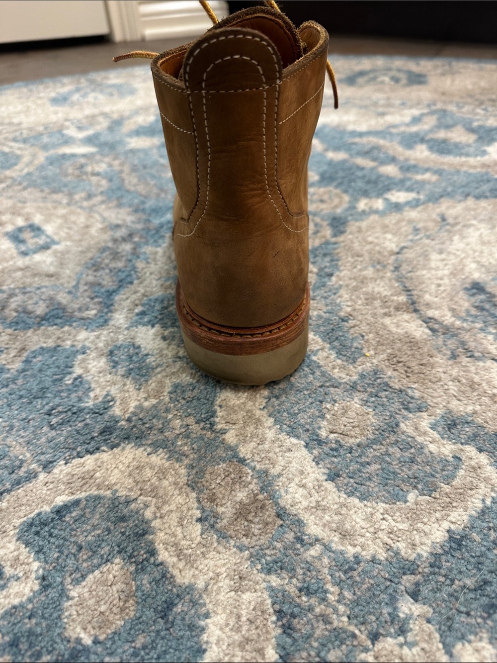 Allen Edmonds Park City Tan Suede Lace-Up Boots - Picture 3 of 13